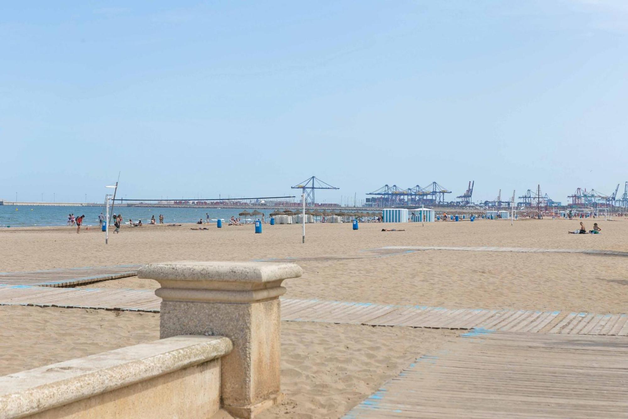 Apartup Las Arenas Beach Valencia Bagian luar foto